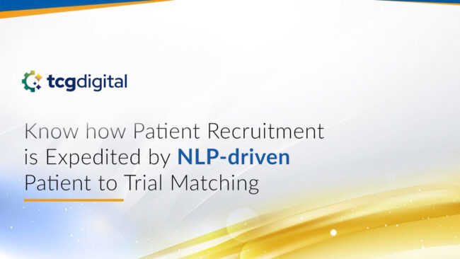 <span class="n-head">Precision Trial Matching with NLP-Powered AI:  Accelerating Clinial Trial Recruitment </span>Match the right patient to the right trial, faster. mcube™ utilizes NLP and intelligent parsing to streamline the recruitment pipeline and reduce costs.