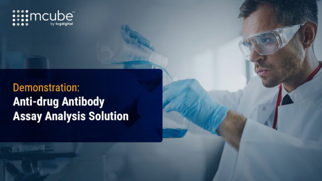 <span class="n-head">Simplify ADA Assay Analysis with AI & Bidirectional LIMS </span>mcube™ transforms ADA workflows with rule-based analytics and bidirectional LIMS integration. Automate screening to reporting—and achieve faster, compliant-ready outcomes.