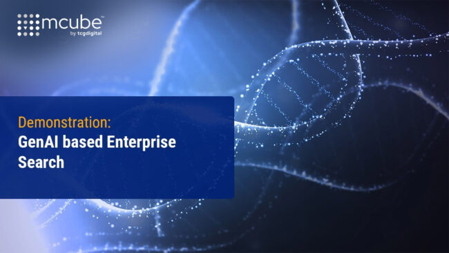 <span class="n-head">GenAI for Life Sciences R&D: Secure, Searchable, Scalable </span>Search across complex biomedical datasets with a purpose-built GenAI engine trained on 3.3M+ entities. mcube™ enables precise, context-rich answers—accelerating discovery and compliance.